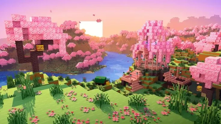 Minecraft сакура
